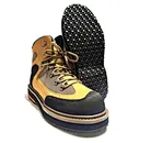 Wading shoes with rubber sole